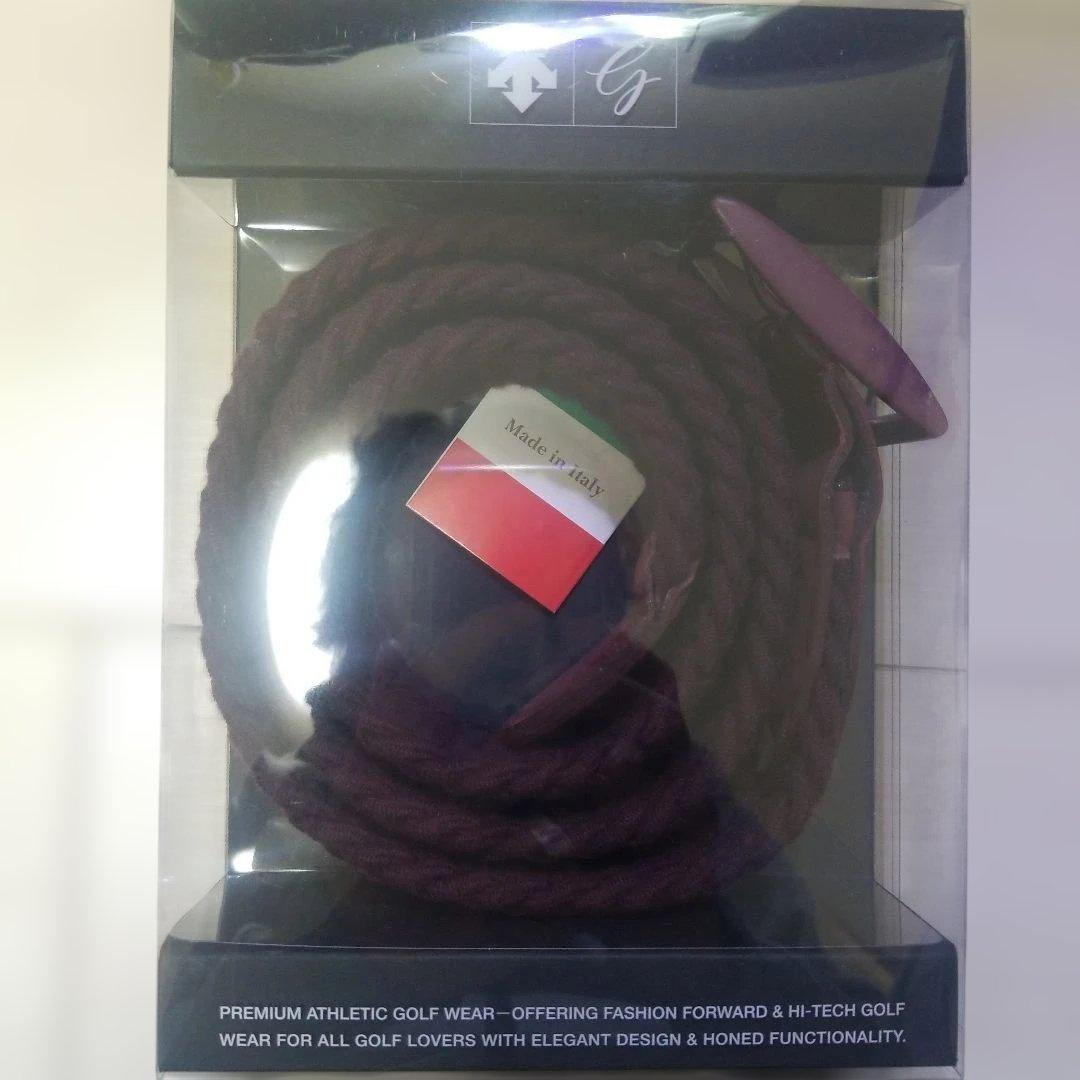 【入手困難】デサントゴルフ ウールイタリアン メッシュベルト 35mm巾