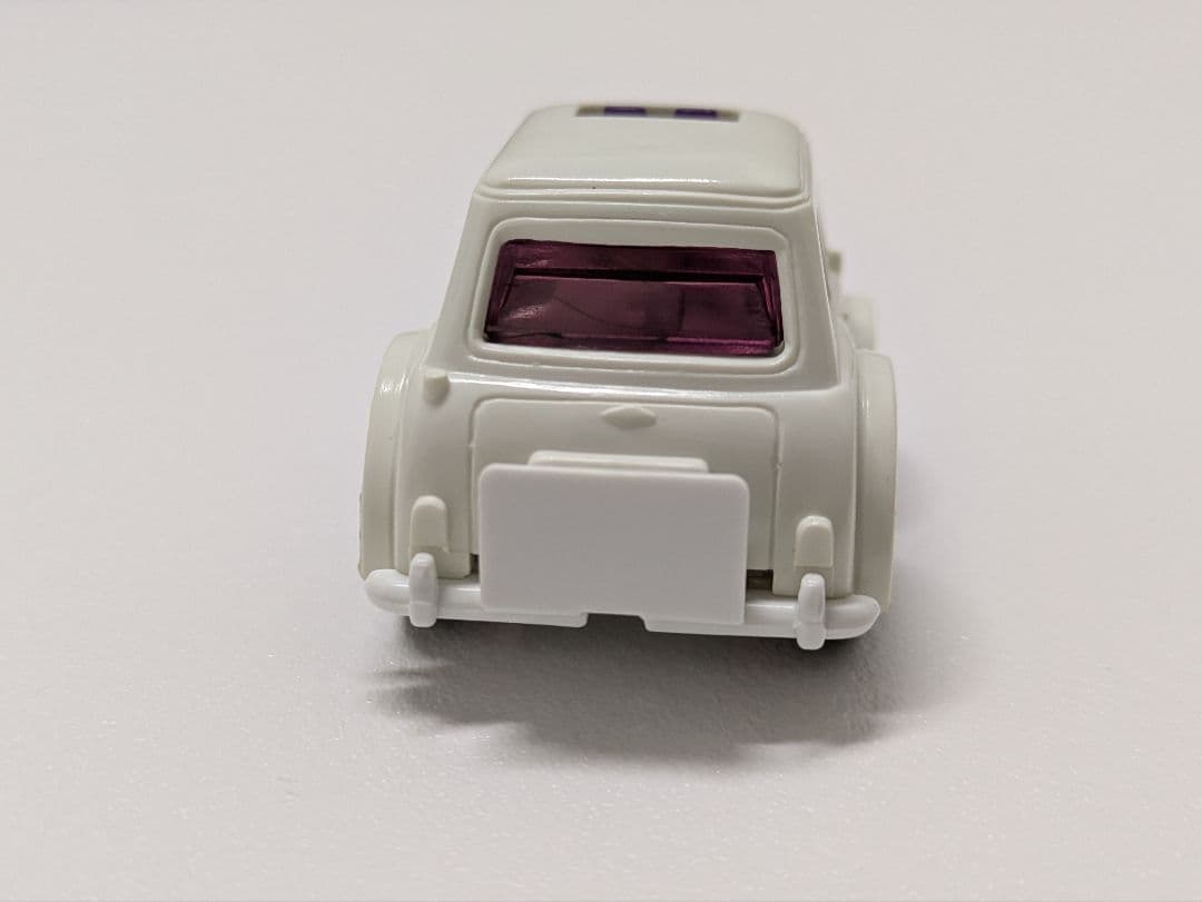チョロＱ　A-6　MINI　ミニクーパー　ダンロップタイヤ　ホワイト