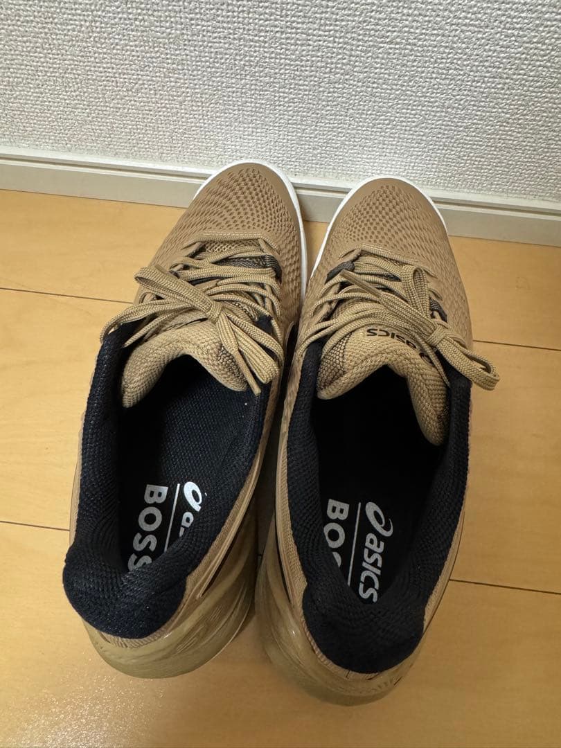 ASICS GEL-RESOLUTION 9 キャメル/ブラック　27cm
