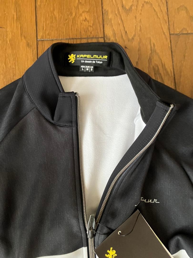 新品　Kapelmuur サイクルジャケット L ブラック/グレー