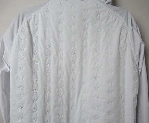 新品 アンパスィ ゴルフ ストレッチ エアジャスター切替デザインブルゾン/L
