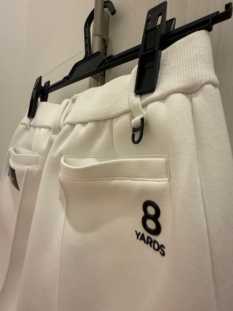8YARDS TASKER TROUSERS ホワイト　超美品