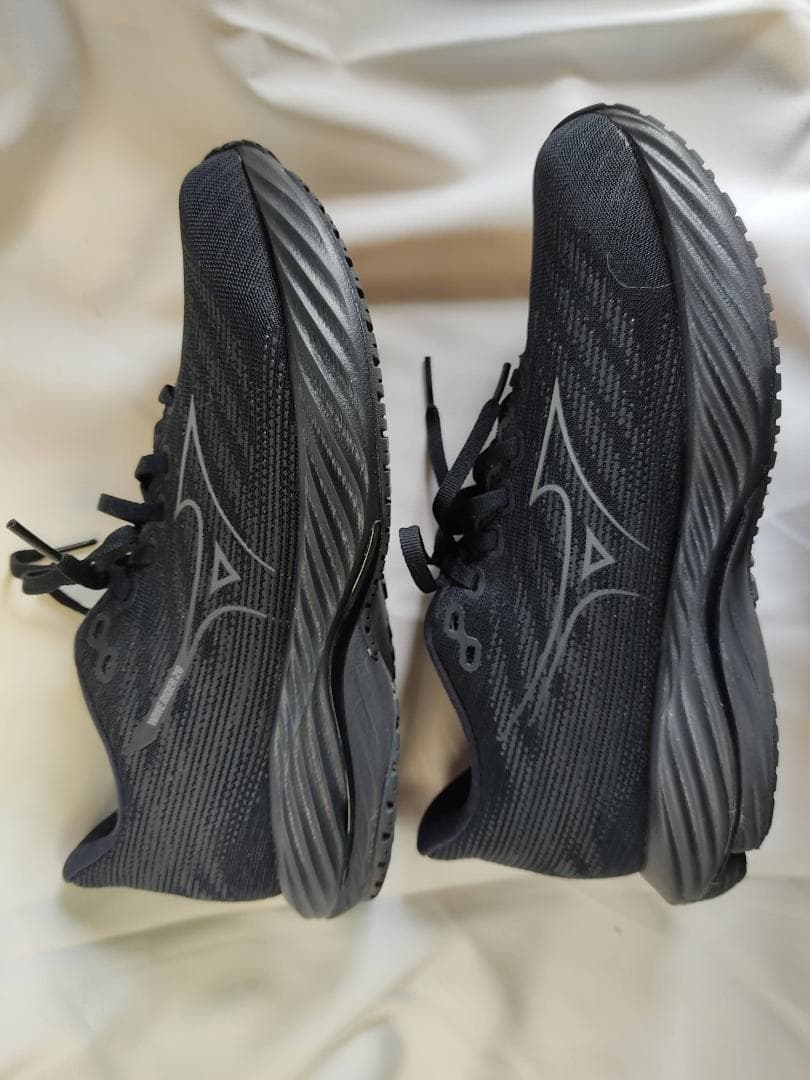 MIZUNO ミズノ ウェーブライダー28 黒 25.5cm/SW