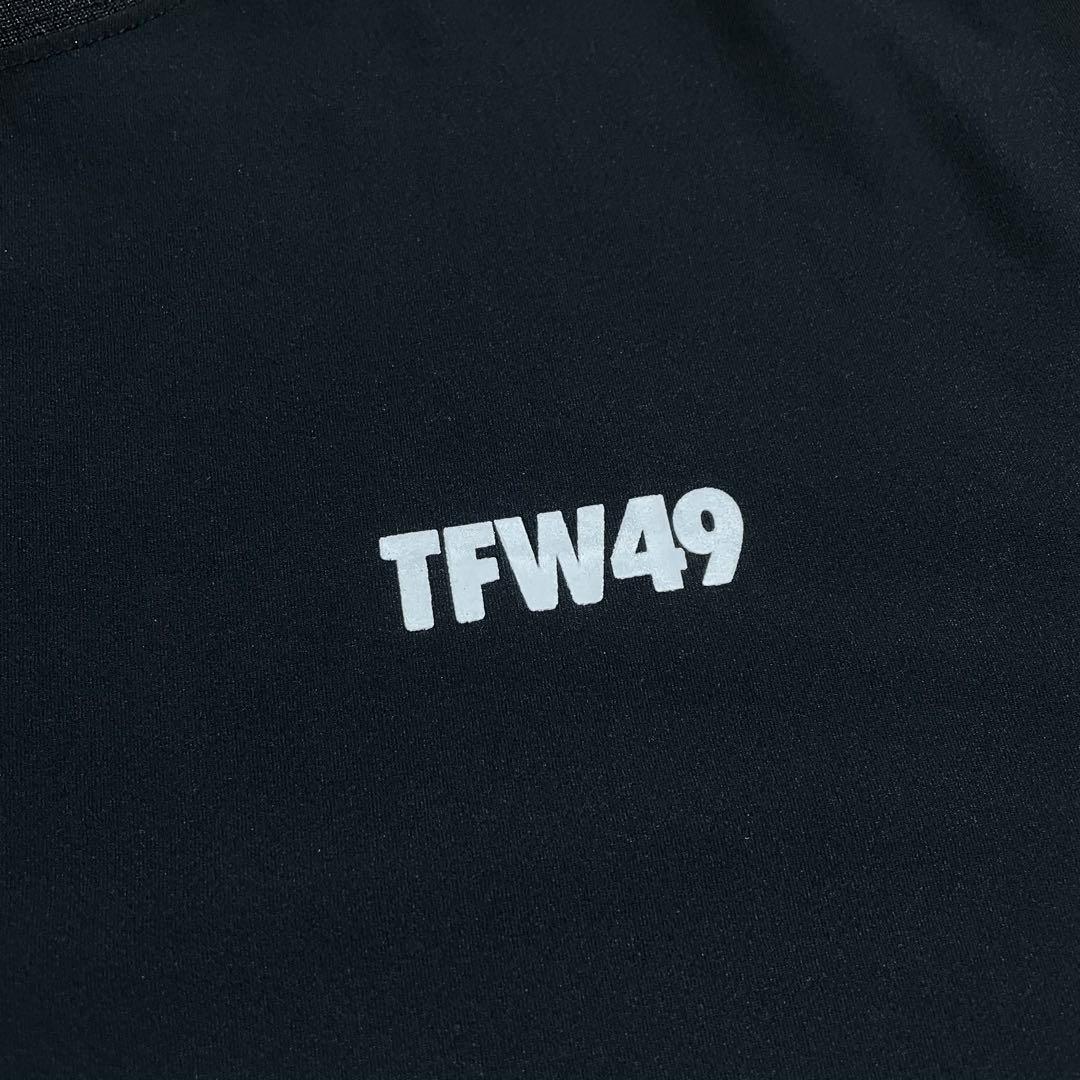 TFW49 モックネック　Tシャツ ブラック　L