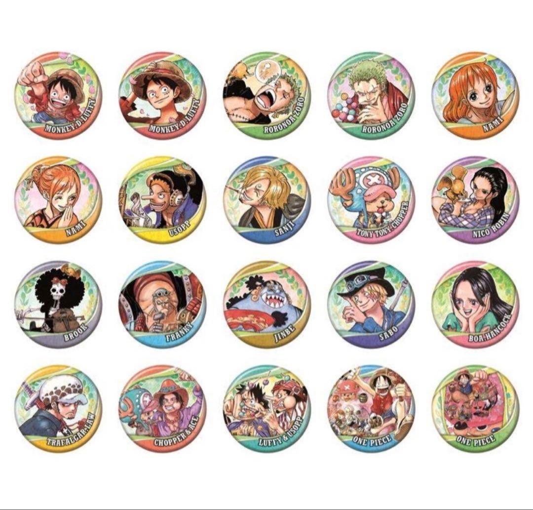 ONE PIECE 缶バッジ “SPRING” 第1弾 全種セット