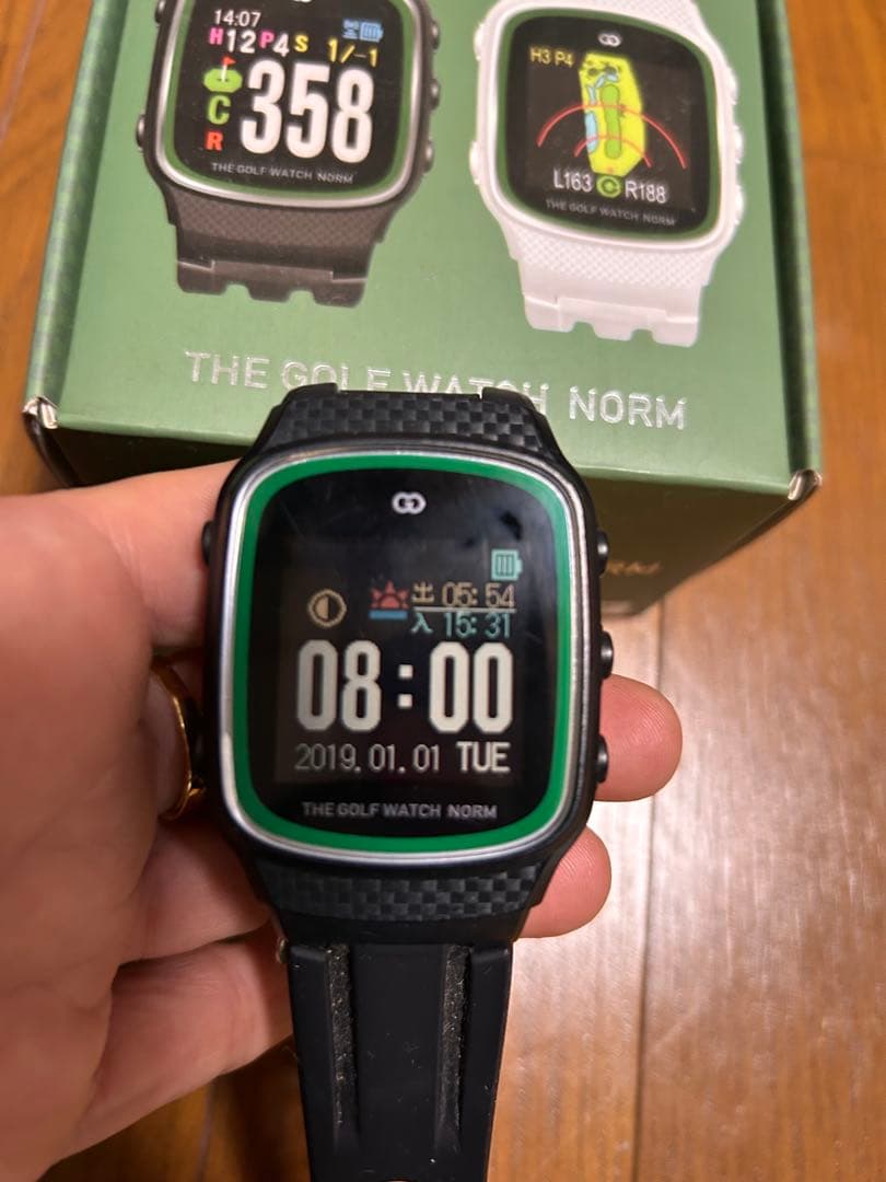ゴルフウォッチノルムプラスTHE GOLF WATCH NORM GPSウォッチ