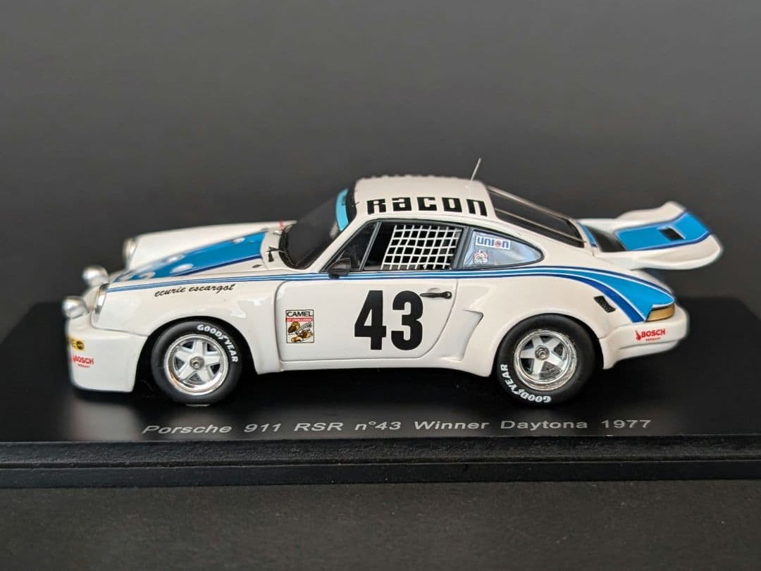 スパーク 1/43 ポルシェ 911 RSR 1977年 デイトナ24時間 優勝