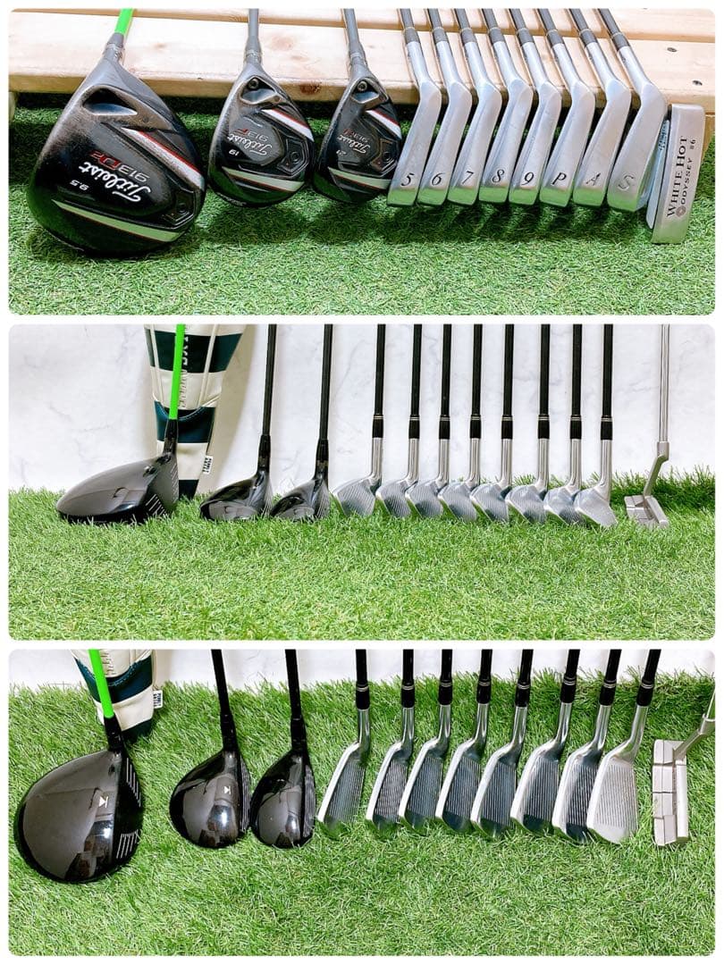 N6 タイトリスト　パーリーゲイツ　初心者オススメ　ゴルフクラブ　メンズセット