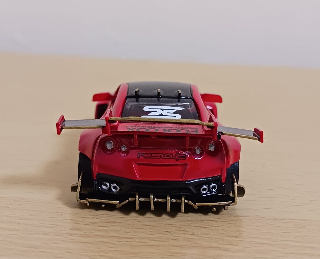 トミカ改造R35GT-Rスーパーシルエットワイドボディカスタムリバティウォーク風