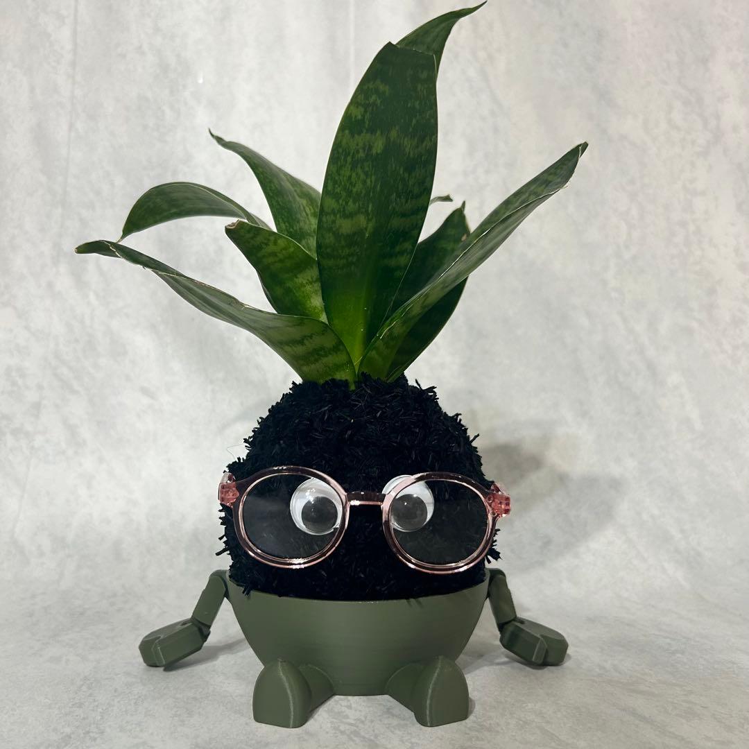 デカモン(オリジナル苔玉モンスター)ブラック
