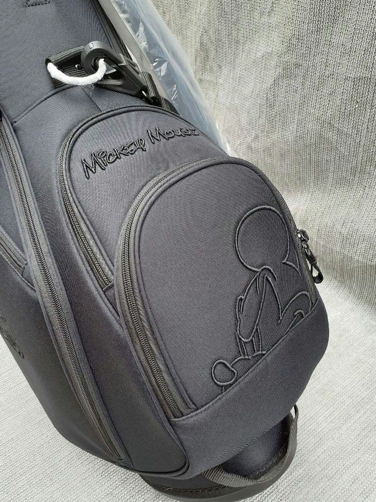 ディズニー Disney ブラックミッキー スタンドキャディバッグ 未使用品