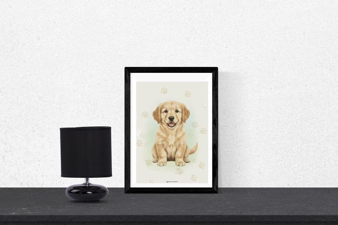 【SALE】ANIMALLS 犬系アートポスター（大型A2サイズ）約60cm