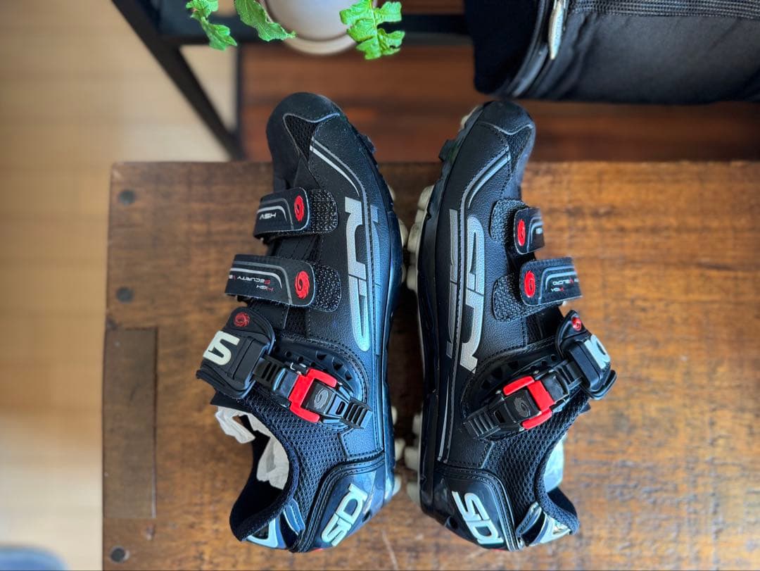 SIDI MTB用シューズ27cm ブラック ベルクロ