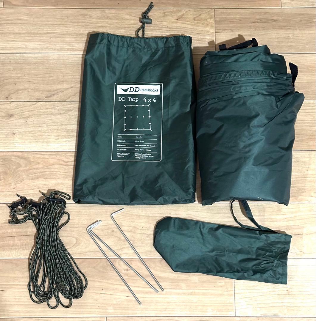 DD Tarp 4x4 タープ　オリーブグリーン