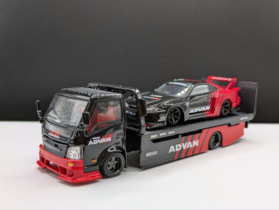 1/64 TimeMicro H300＆LB S15 シルビア