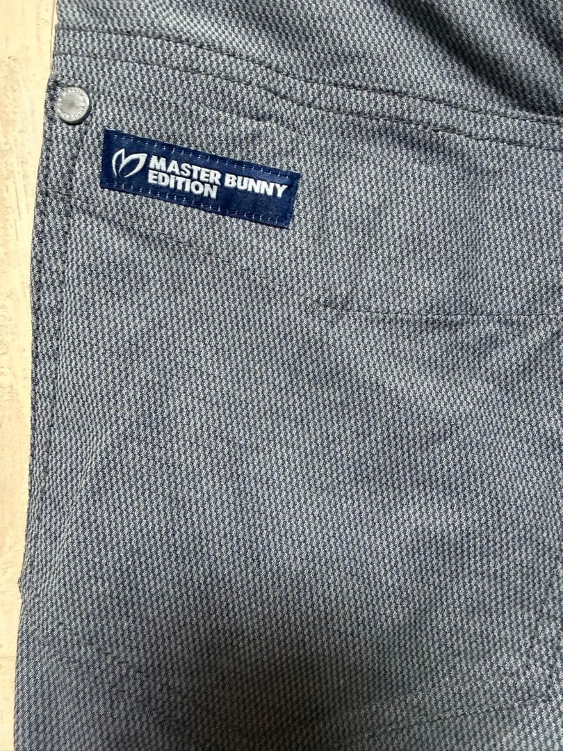 【美品】マスターバニーエディション ゴルフパンツ グレー 5（L） 80〜84