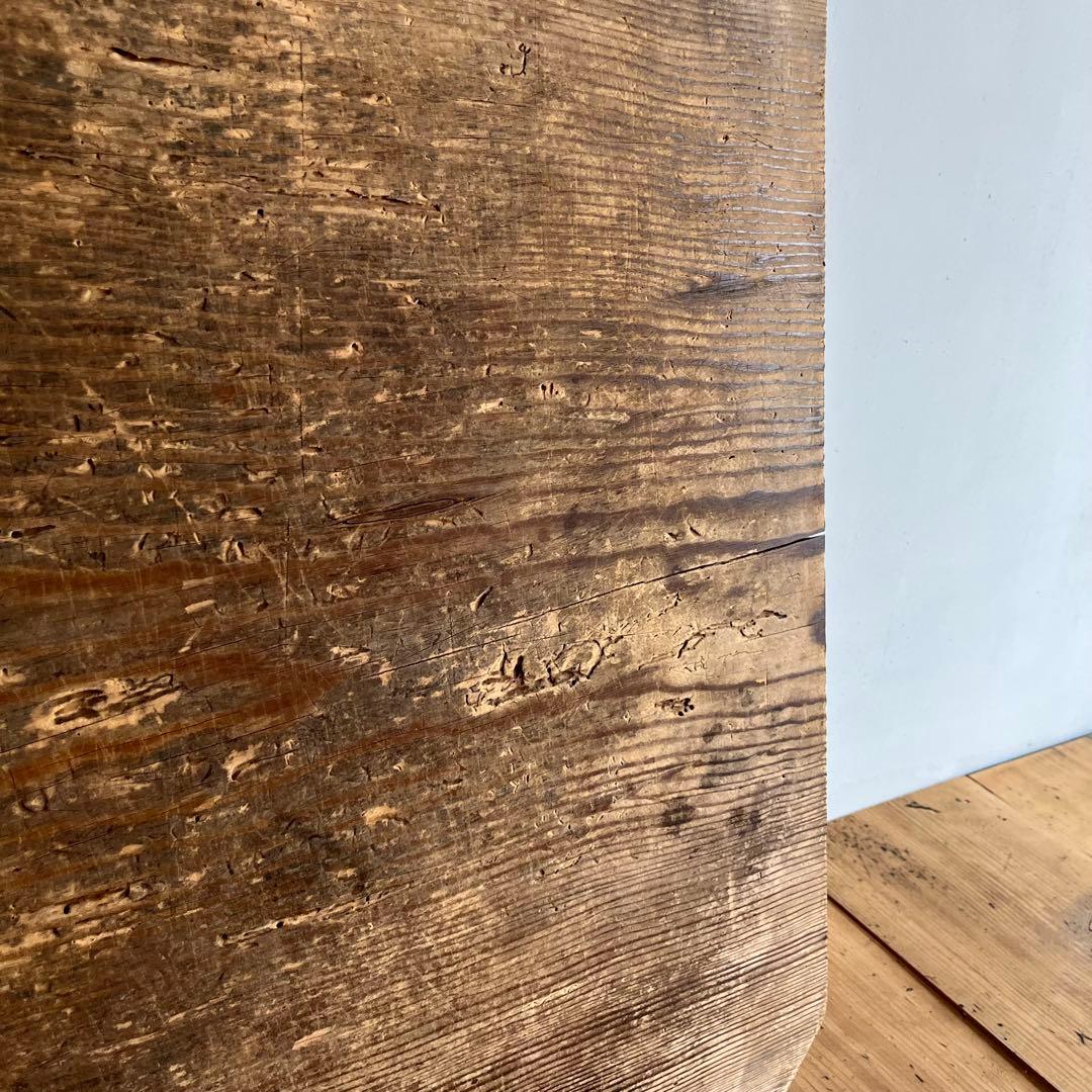 アンティーク 一枚板 展示台 ボード 天板 看板 無垢材 シャビー z752