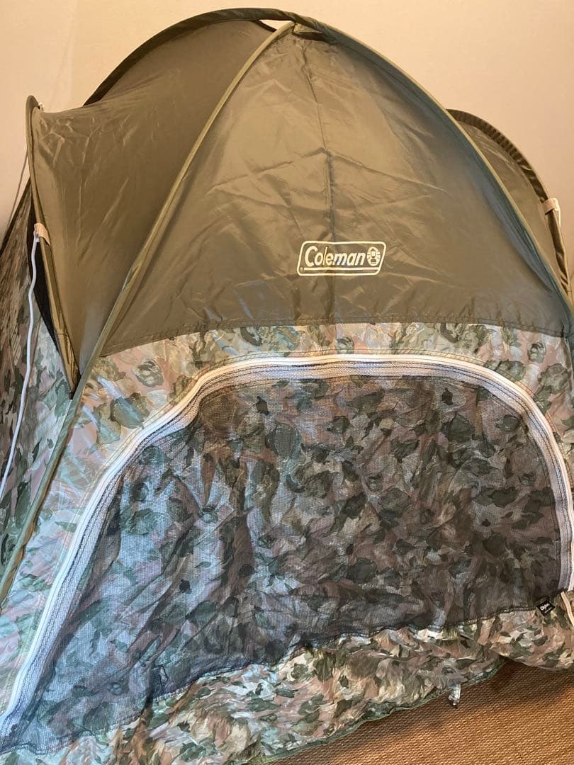 【極美品】Coleman クイックアップIGシェード テント　ナチュラルカモ
