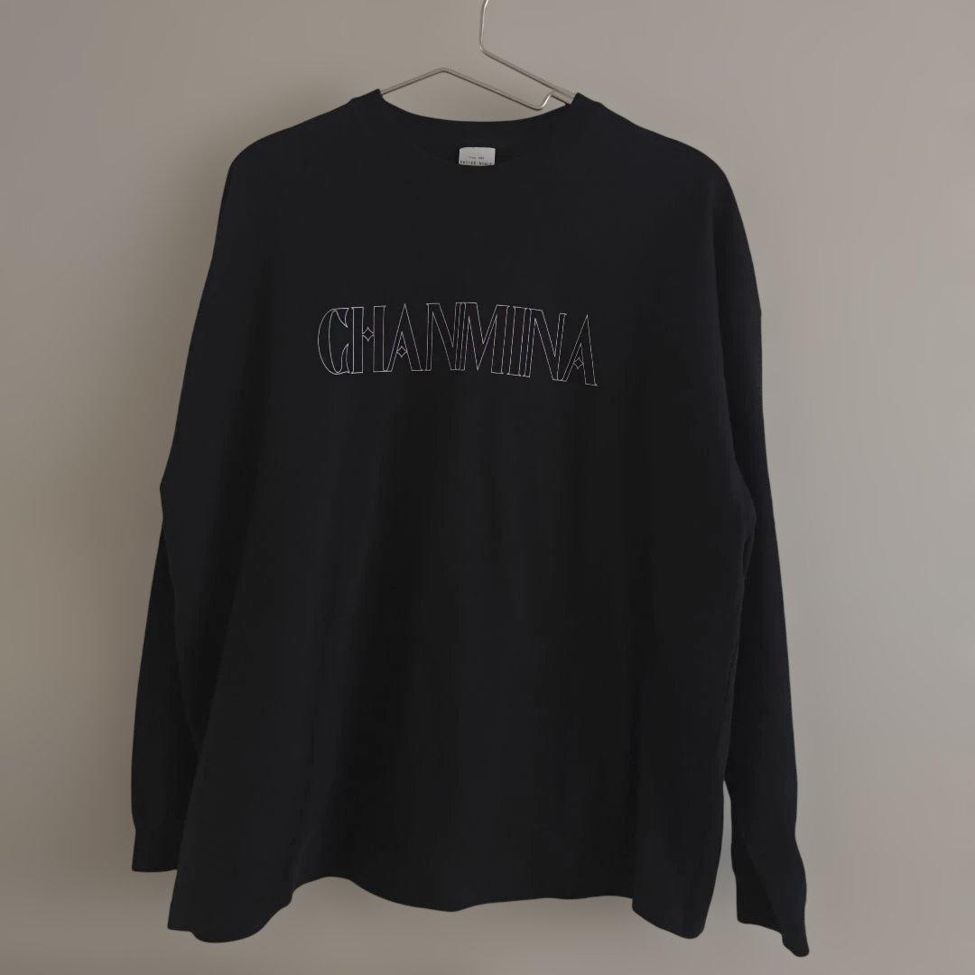 CHANMINA ブラック 長袖Tシャツ　M