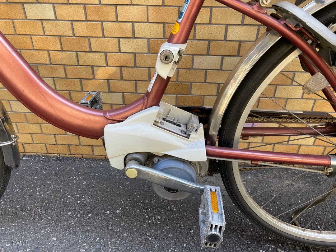 電動アシスト自転車 チャイルドシート付き ブラウン⚠️注意⚠️引き取り限定⚠️