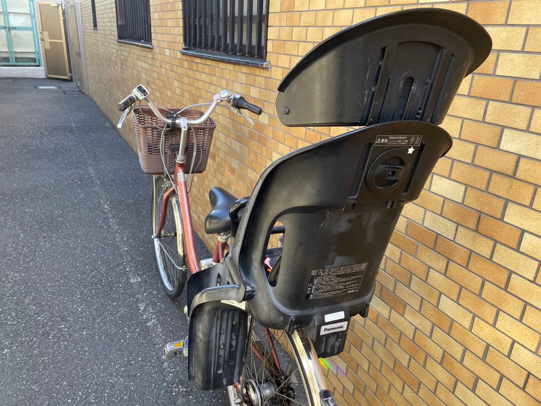 電動アシスト自転車 チャイルドシート付き ブラウン⚠️注意⚠️引き取り限定⚠️