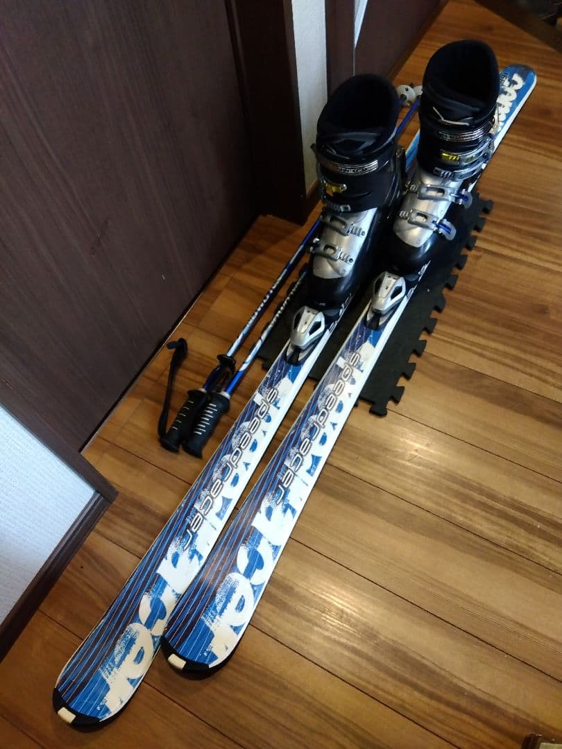 良品【送料込み】COMP 学生・メンズ用 スキーセット・メンテ・WAX済み✔