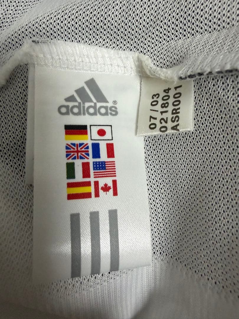【正規品】adidas Real Madrid シャツ 03/04 ホワイト