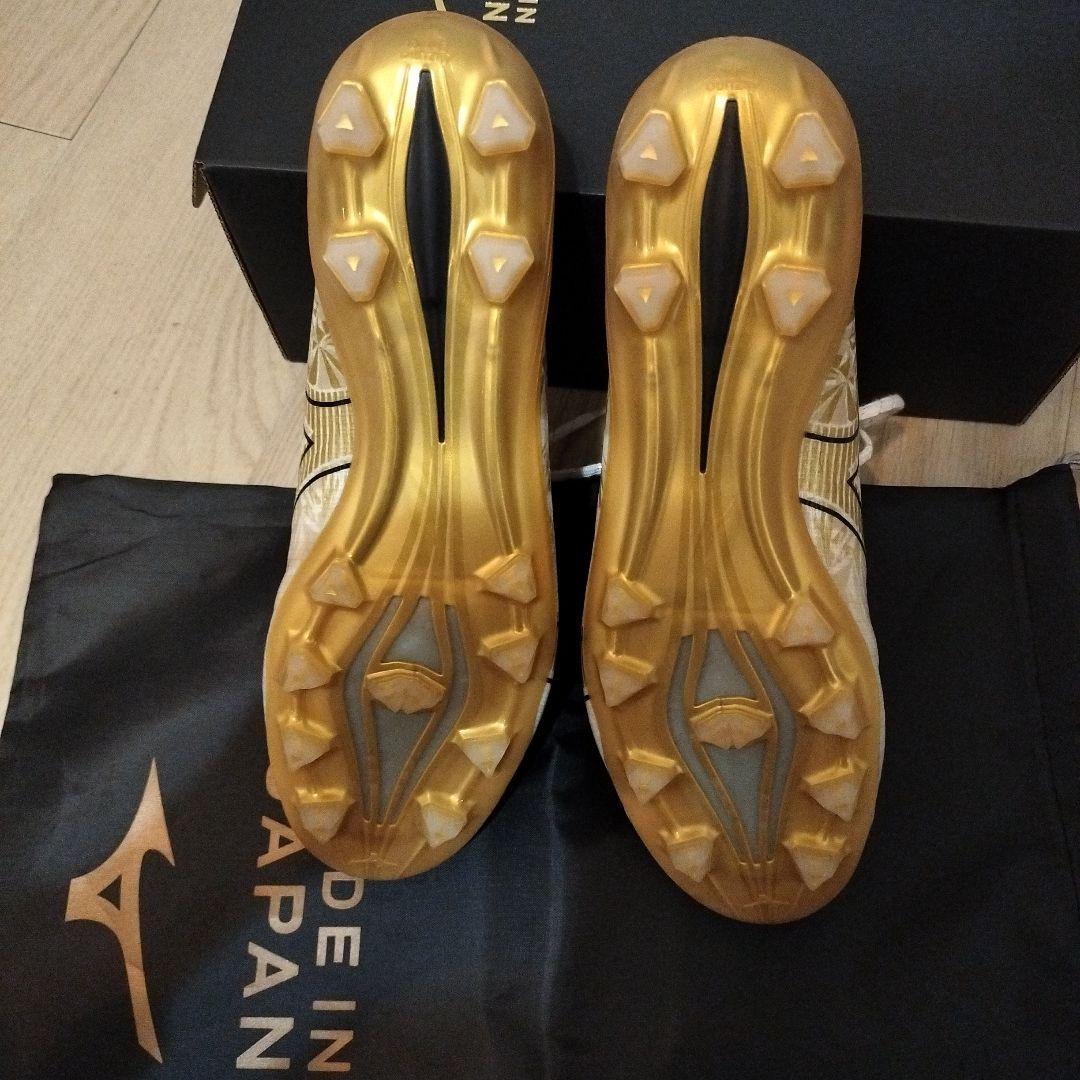 Mizuno α JAPAN 25.5cm ゴールド
