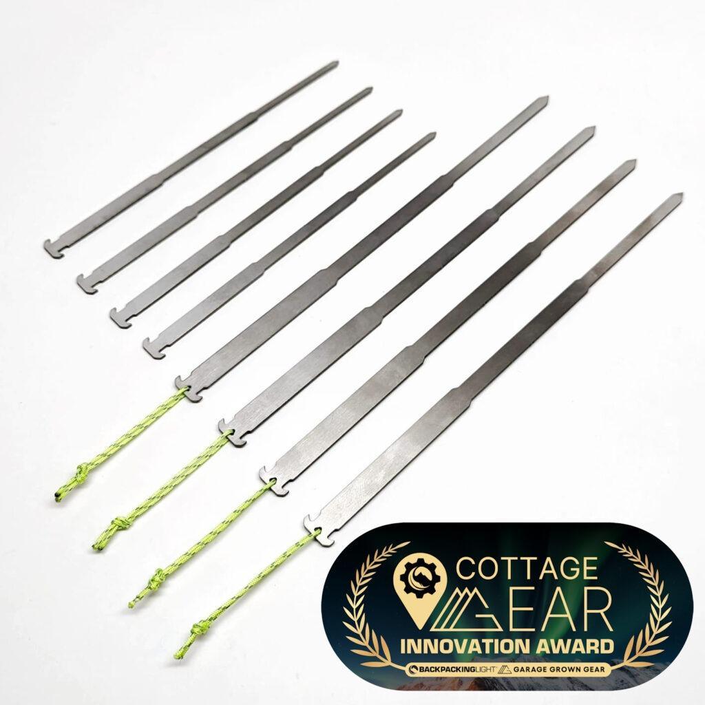 Suluk 46 ATANI TITANIUM TENT STAKES 8″4本
