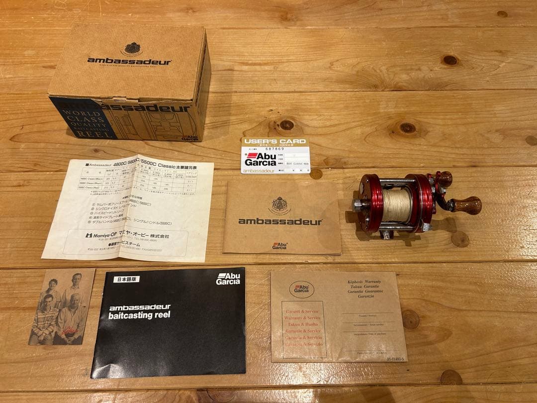 ABU Ambassadeur 5500C ベイトリール　ハネダクラフト