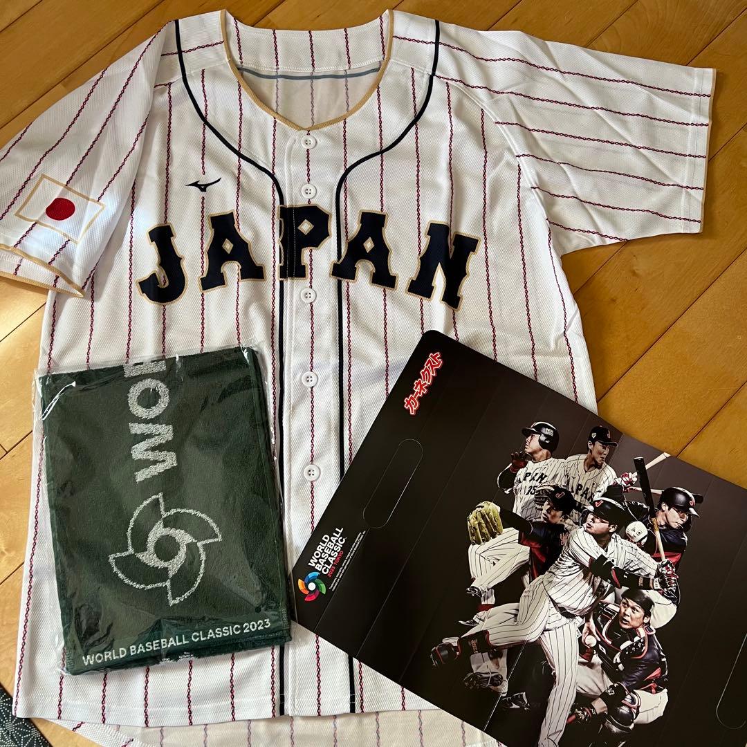 2023WBC特典 レプリカユニフォーム（ホーム）＆タオル、ハリセン