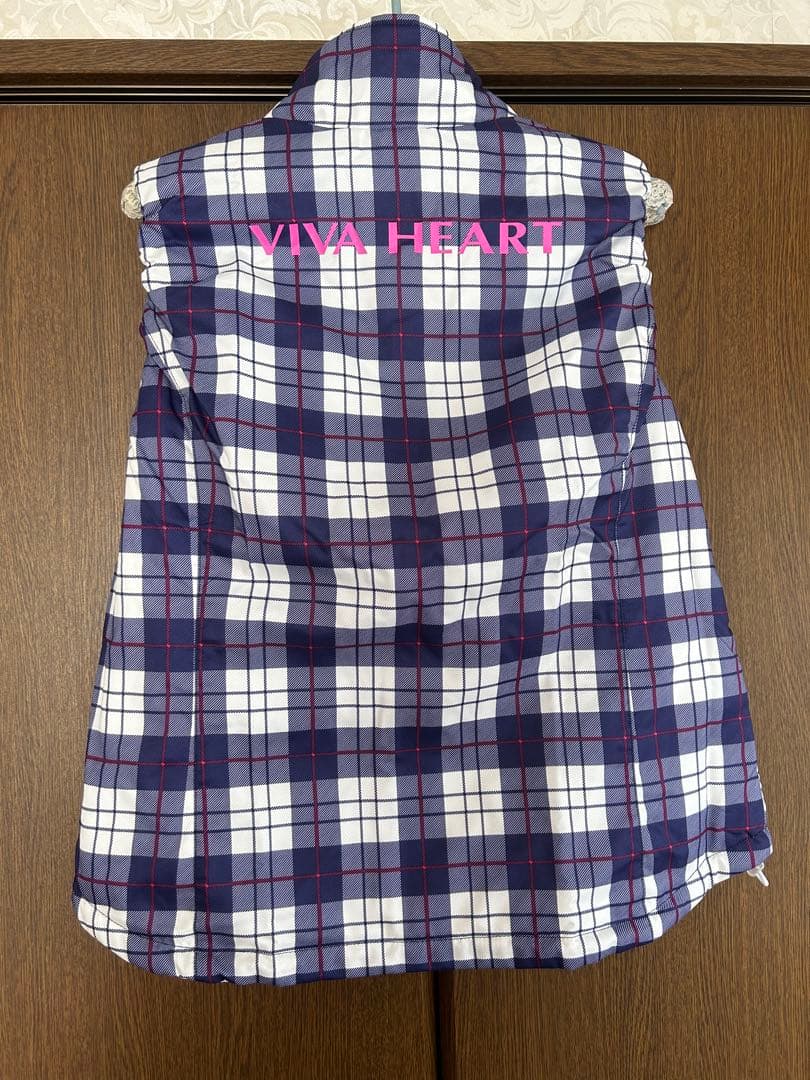 ♪ VIVA HEART リバーシブル チェック柄 ベスト ♪