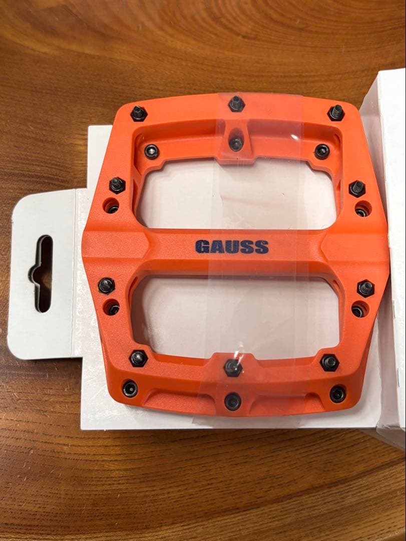 MKS ミカシマGAUSS フラットペダル オレンジ 新品未使用！