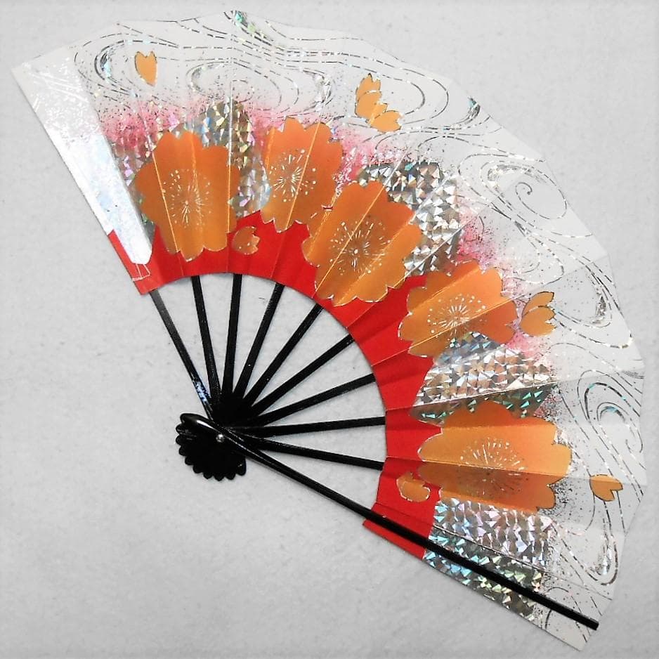 momo　金桜ピンク/緑１、ホロ箔流水金桜赤１