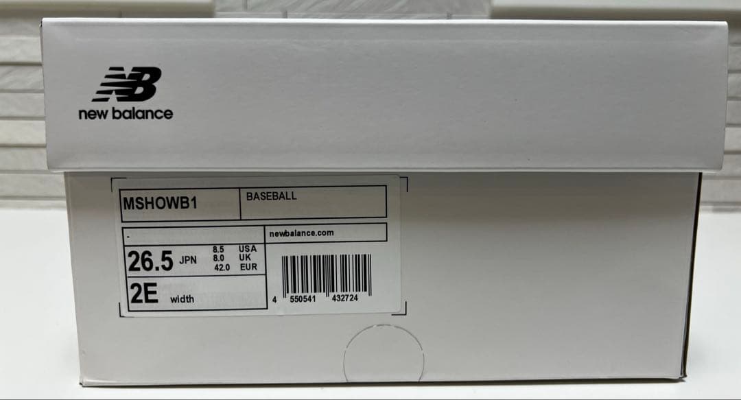 新品 NewBalance 大谷モデルスパイク 26.5cm MSHOWB1