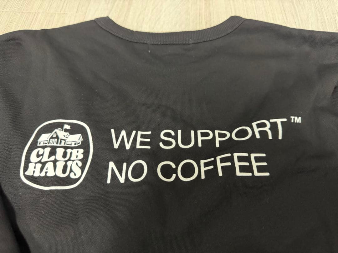 NO COFFEE × CLUBHAUS CREW SWEAT SHIRT