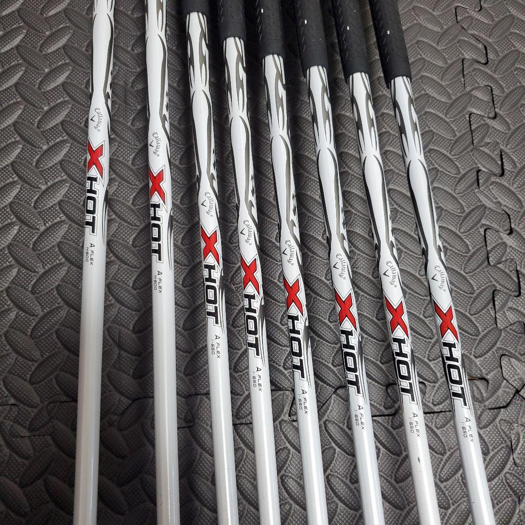 希少 Callaway X HOT レフティ アイアン ユーティリティ 8本