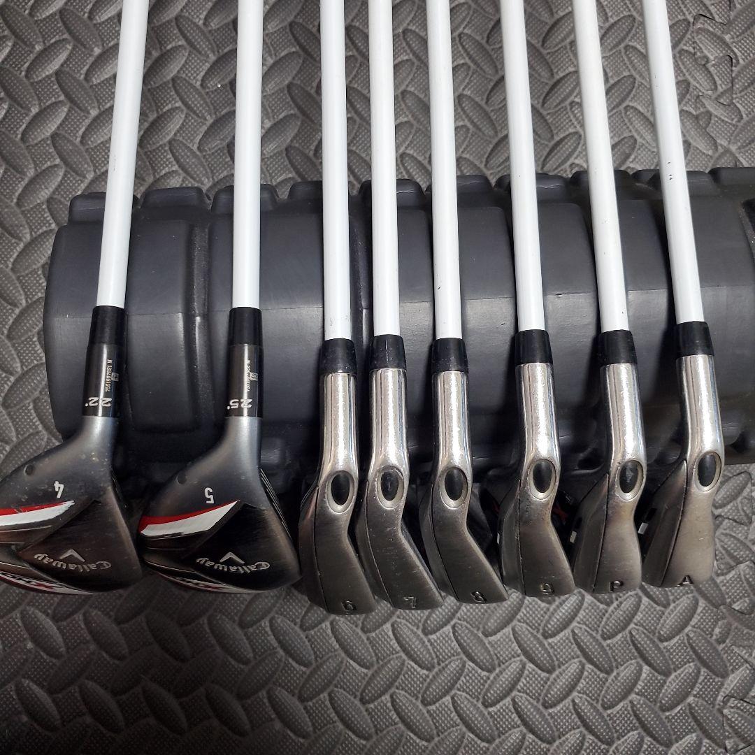 希少 Callaway X HOT レフティ アイアン ユーティリティ 8本