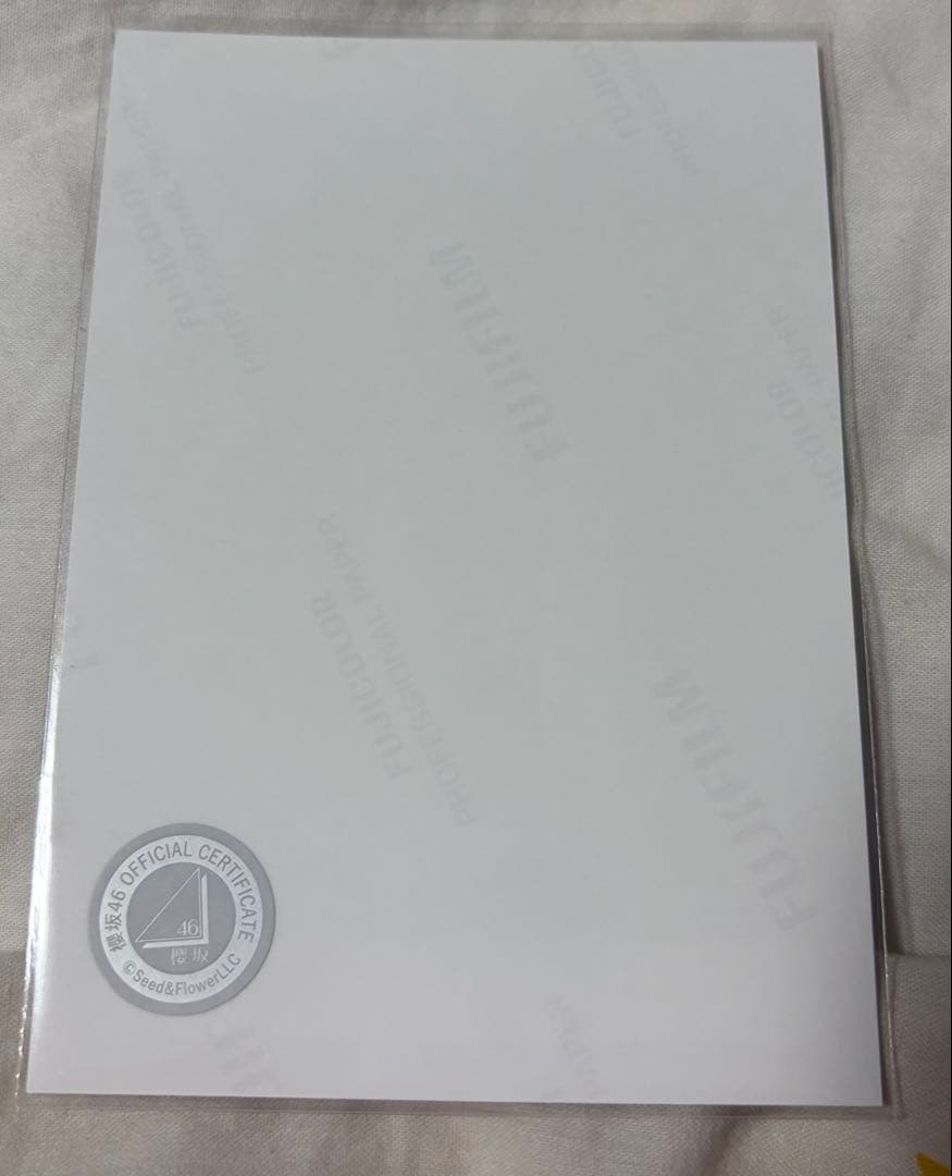 櫻坂46 的野美青 生写真 5thAnniversaryドレス 直筆サイン ヒキ