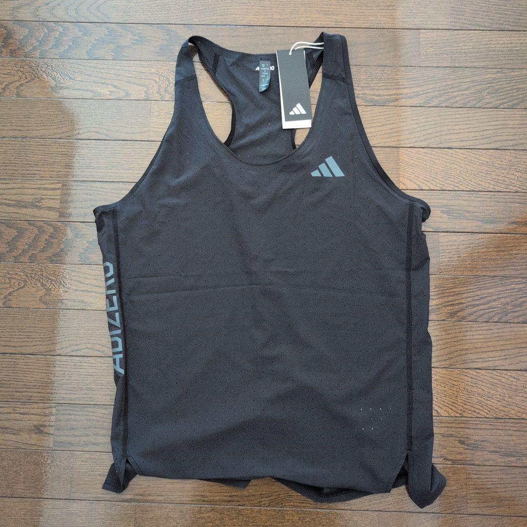 adidas シングレット　ブラック　サイズＬ