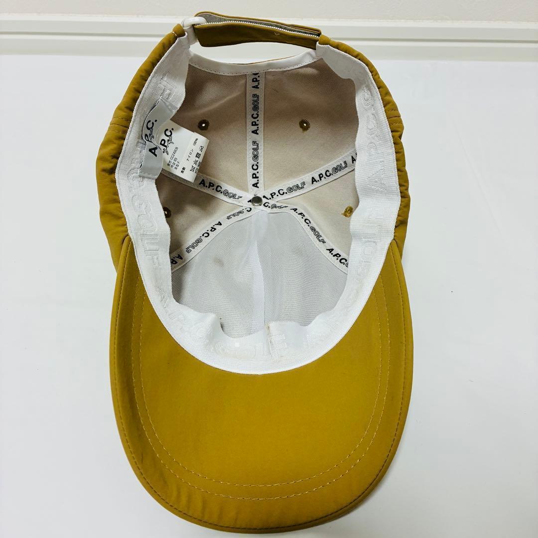 ほぼ未使用☆A.P.C golf キャップ　ゴルフキャップ　ベージュ　速乾