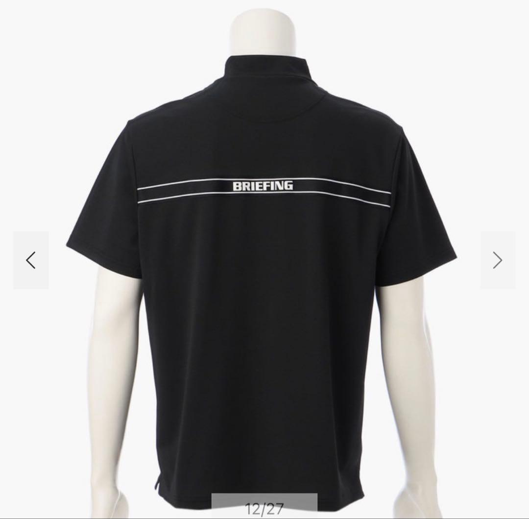 【新品・タグ付き】BRIEFING メンズ モックネック ブラック 黒 L 無地