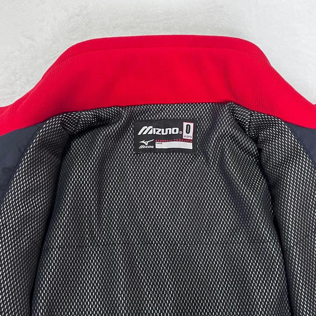 美品✨Mizuno ミズノ グラウンドコート グラコン 中綿 XL 紺 赤