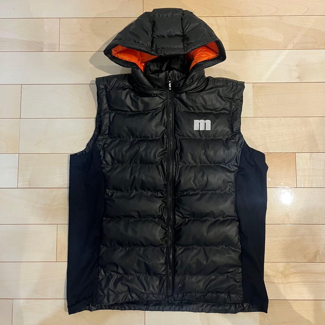 美品Munsingwear 防風 中綿 フード付ベスト