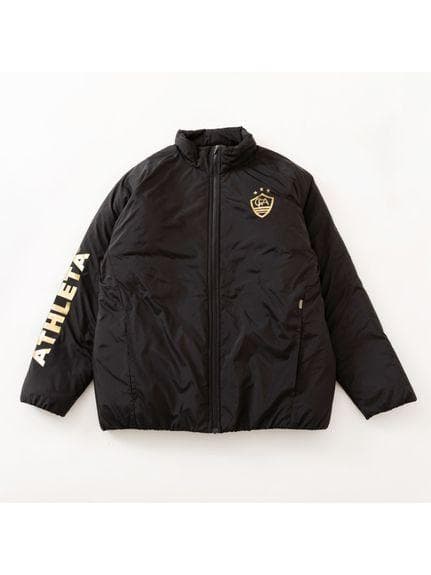 訳アリ　ATHLETA　アスレタ　中わたジャケット　ブラック　130　新品　黒