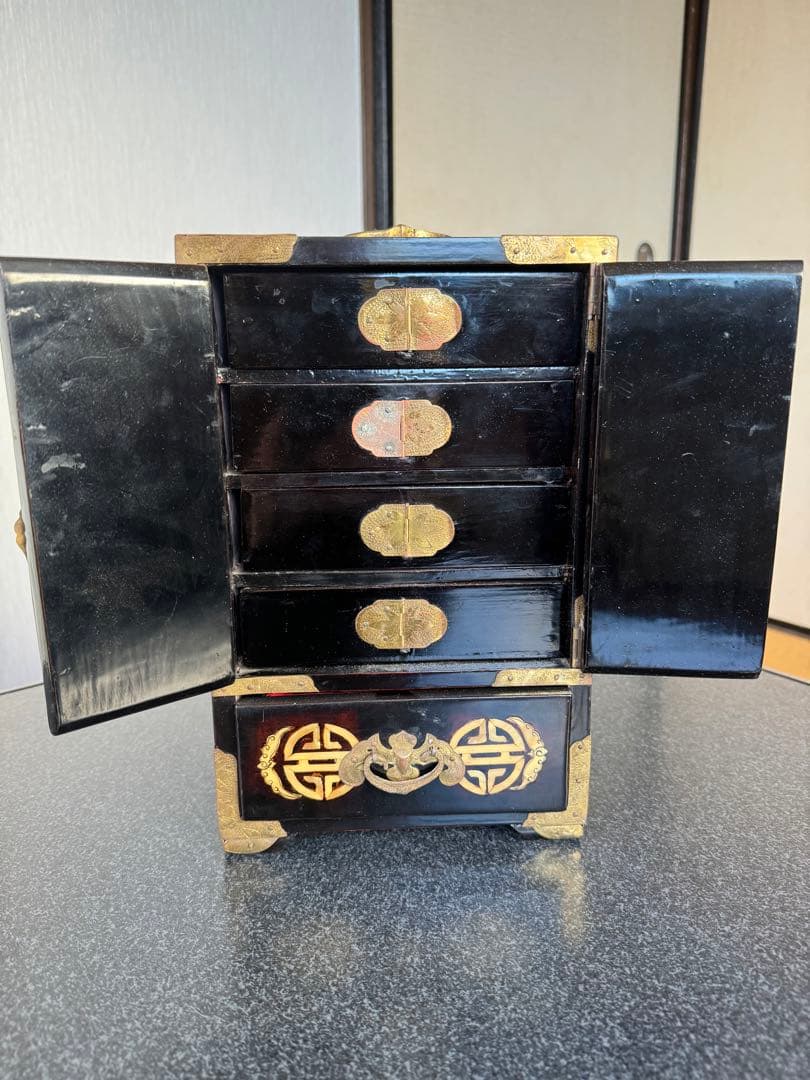 象嵌　小物棚