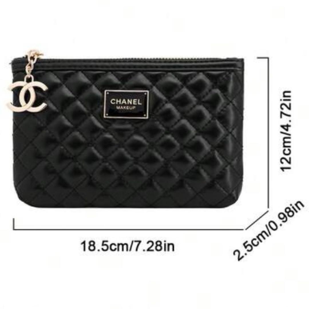 [新品]CHANELシャネル　コスメティックバッグキルティング大容量　ノベルティ