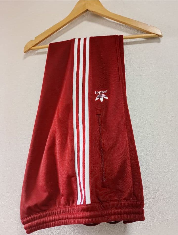 adidas ベッケンバウアー ジャージ パンツ バーガンディ L 美品