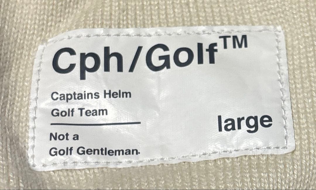 Captains Helm Golf JACQUARD LS POLO Lサイズ