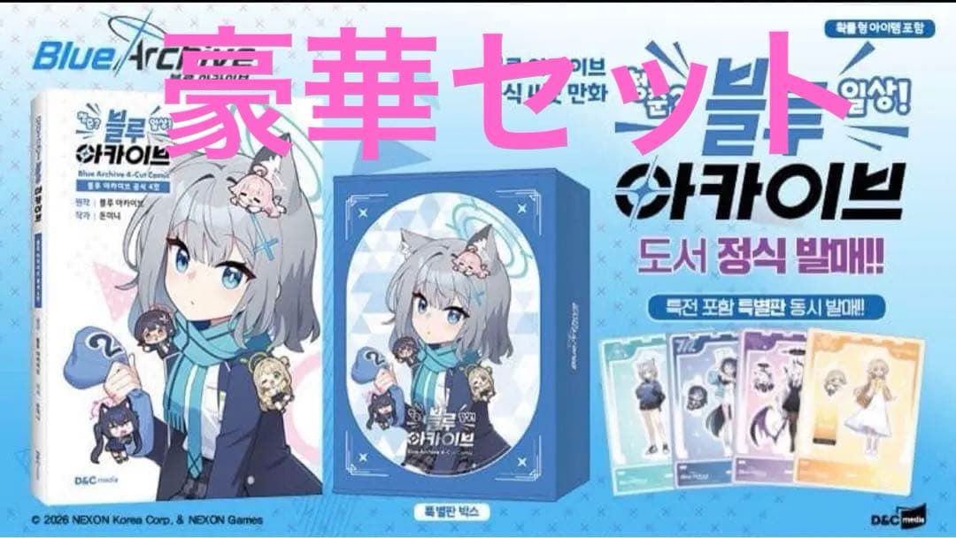 ブルーアーカイブ 韓国版4コマ漫画 青春？日常！韓国限定DONMINI 特装版